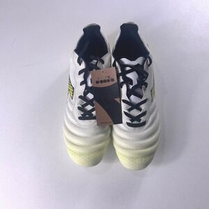 Diadora Brasil Elite GR LT LP12 Soccer Cleats Men 11 White Black Fluo Yellow NEW